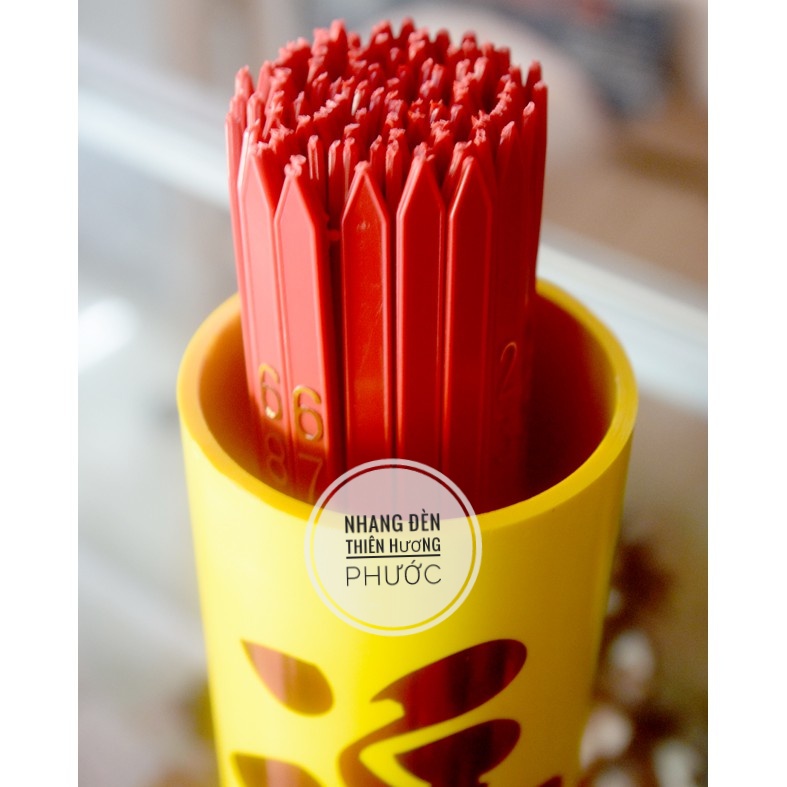 Ống lắc xăm quan thánh